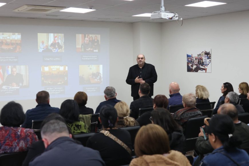 ლევან ჯაფარიძემ წლის განმავლობაში გაწეული საქმიანობის შესახებ ანგარიში წარადგინა